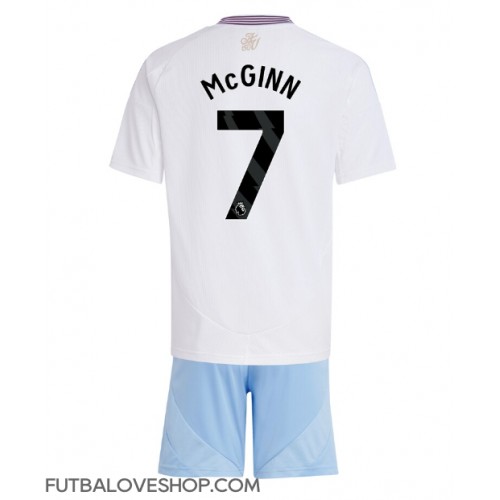 Dres Aston Villa John McGinn #7 Preč pre deti 2024-25 Krátky Rukáv (+ trenírky)